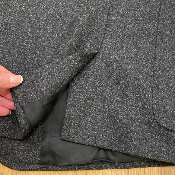 Bachrach Mens Charcoal Wool 3 Button Blazer  / Mens Size L 42 - Picture 8 of 15